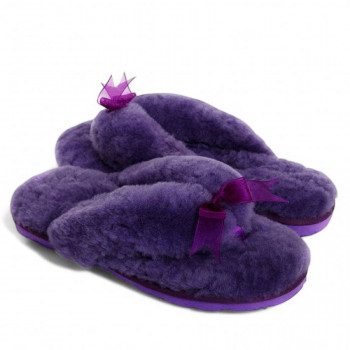 UGG Fluff Flip Flop Purple