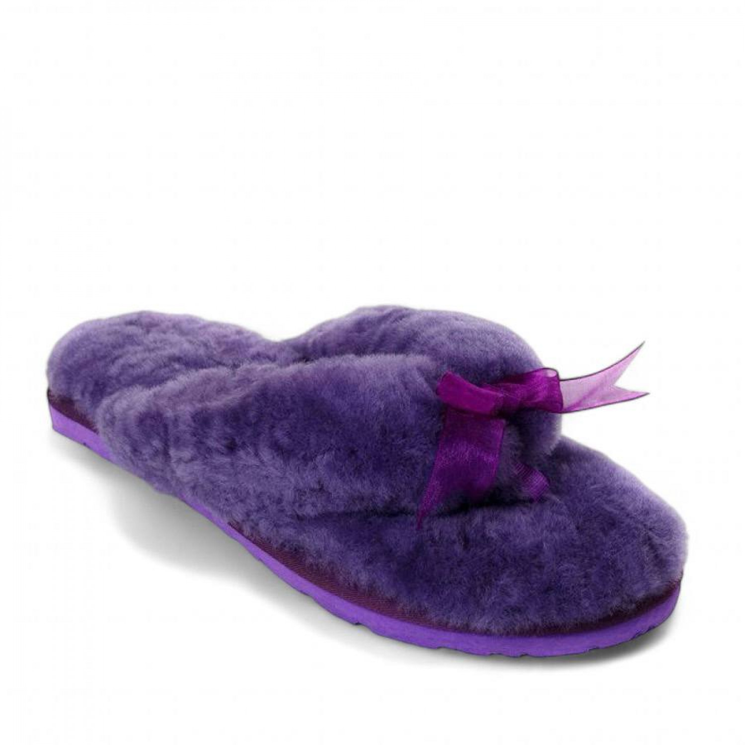 UGG Fluff Flip Flop Purple