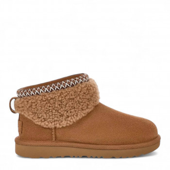 UGG Classic Ultra Mini Maxi Curly Chestnut