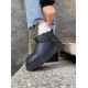 UGG Classic Ultra Mini Platform Leather Black