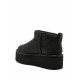 UGG Classic Ultra Mini Platform Leather Black
