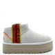 UGG Classic Ultra Mini Braid Platform White
